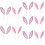 10Pièces -Tête Lapin Doux Coloré Pour Et 10