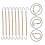 40Pièces Crochets Bungee Beige Pour Queue De Lisse Et 8