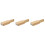 3Pièces Pince À Fruits Multifonction Bois Beige Usage 4