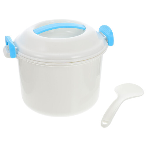 3Pièces Lunch Box Bleu Cuiseur Micro-Ondes Usage Maison 2