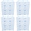 4Pièces Laveuse Sécheuse Décorative Bleu Résistante 4