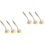 6Pièces Beige Confortable Nettoyage Pots Pans 3