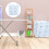 4Pièces Laveuse Sécheuse Décorative Bleu Résistante 8