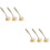 6Pièces Beige Confortable Nettoyage Pots Pans 5