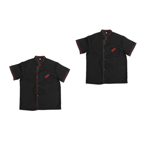 2Pièces Chemise Chef Respirante Pour Restauration 2