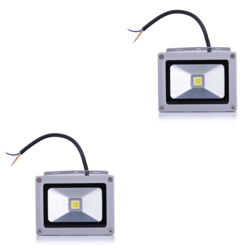2Pièces Lampe LED 10W Étanche Chaud Usage Extérieur Polyvalent 2