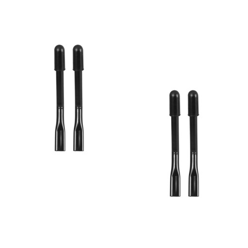 4Pièces Extensions Manettes Fauteuil Roulant Matériel Fer Noir 2