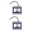 2Pièces Lampe LED 10W Étanche Chaud Usage Extérieur Polyvalent 4