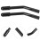 4Pièces Extensions Manettes Fauteuil Roulant Matériel Fer Noir 8