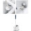 2Pièces Wc À Poils Denses Souples Multi 10
