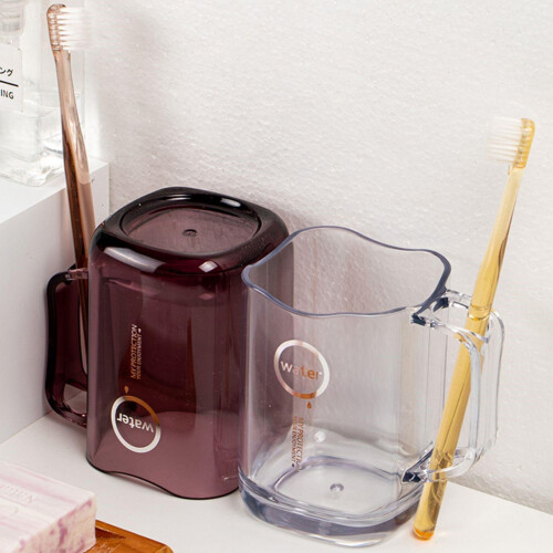 3Pièces De Bain Rouge Transparent Résistant 2