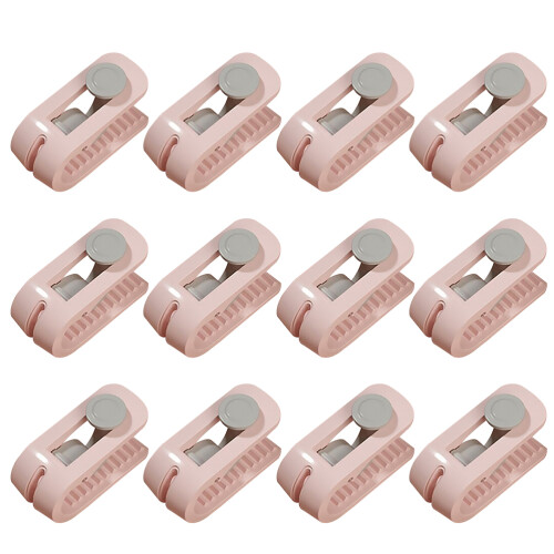 4Ensembles Clips Rose Fixation Couette Antiglisse Pour 1