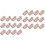 4Ensembles Clips Rose Fixation Couette Antiglisse Pour 4