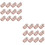 4Ensembles Clips Rose Fixation Couette Antiglisse Pour 6