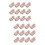 4Ensembles Clips Rose Fixation Couette Antiglisse Pour 7