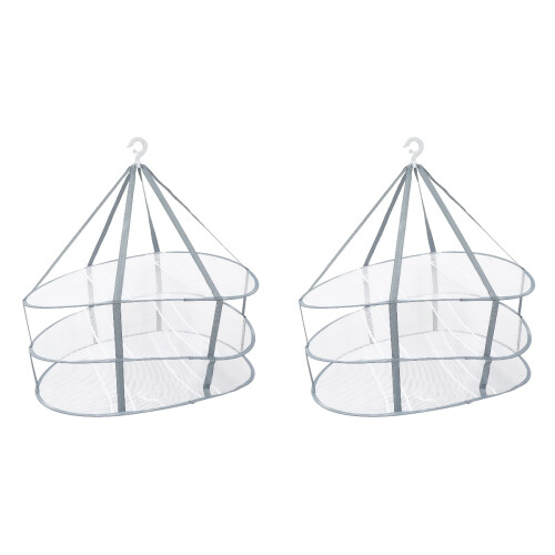 2Pièces Séchage Vêtements En Résille , Pliable 1