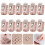 4Ensembles Clips Rose Fixation Couette Antiglisse Pour 8