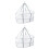 2Pièces Séchage Vêtements En Résille , Pliable 5