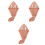 3Pièces Bonnet Rapide Séchage Doux Rouge Pastèque Unisexe 3