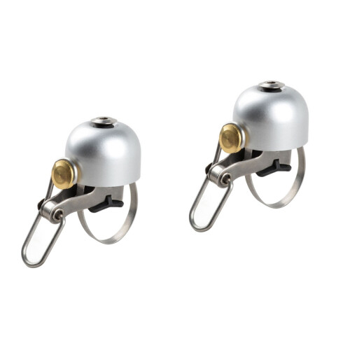 2Pièces Guidon Argent Métal Brrring Son 2