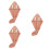 3Pièces Bonnet Rapide Séchage Doux Rouge Pastèque Unisexe 7