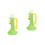 2Pièces Jouets Trompette Plastique Vert Pour Animations Et Fêtes 3