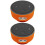 2Pièces Étui Silicone Orange Protecteur Pour Avec Base Adhésive 4