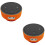 2Pièces Étui Silicone Orange Protecteur Pour Avec Base Adhésive 5
