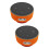 2Pièces Étui Silicone Orange Protecteur Pour Avec Base Adhésive 6