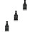 3Pièces Ouvre-Bouteille Manuel Mural Bois Fer Usage 4