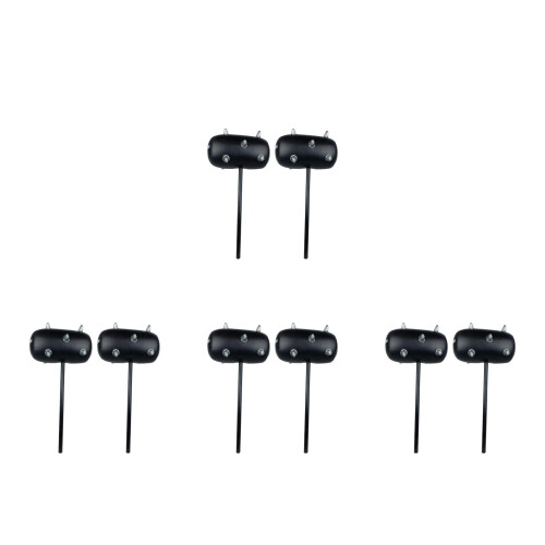 8Pièces Marteau Gonflable Enfants Confort PVC Noir 2