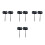 8Pièces Marteau Gonflable Enfants Confort PVC Noir 4