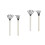 4Pièces Râteau 5 Dents Outils Pour Jardinage 4