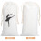 6Pièces Sacs Portables Blancs À Pour Chaussures De Danse 6