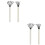 4Pièces Râteau 5 Dents Outils Pour Jardinage 6