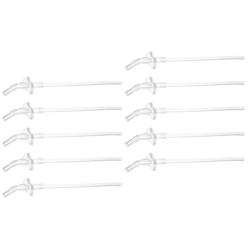 10Ensembles Pailles En Silicone Liquide Pour Usage 2