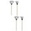 4Pièces Râteau 5 Dents Outils Pour Jardinage 7