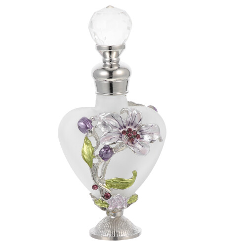 2Pièces Bouteille De Multi Décor Élégant En Verre 1