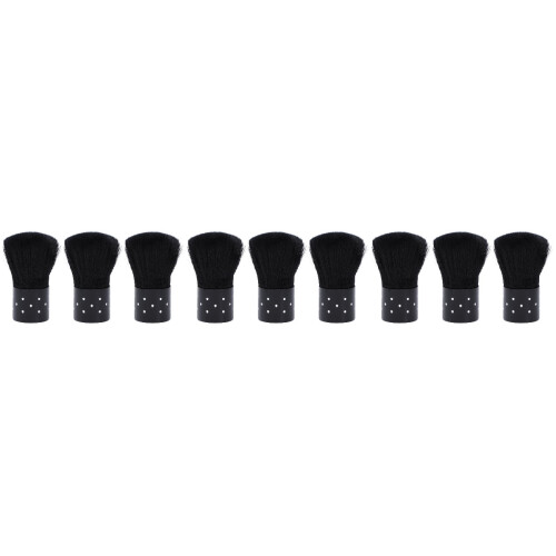9Pièces Brosse Make-Up Noir Poils Doux Pour Délicate 2