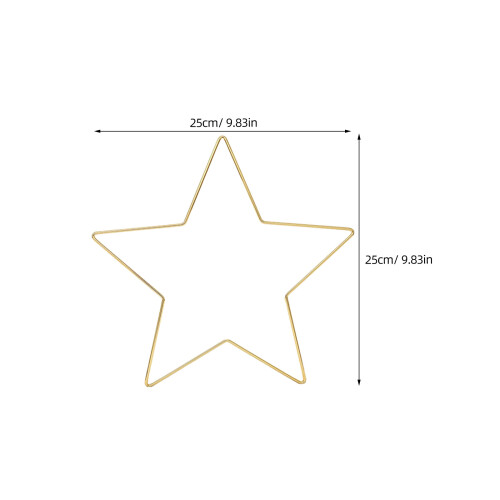 4Pièces Cercles Fer Étoile Pour Pendentifs Projets DIY 1