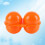 4Pièces Range-Œufs Orange Écologique 2 Œufs Camping 3