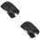 2Pièces Accessoires Garde- En Plastique Noir 5
