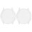 2Pièces Boîtier Montre Protection Silicone Transparent Résistant 2