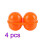 4Pièces Range-Œufs Orange Écologique 2 Œufs Camping 8
