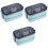 3Pièces Boîte Repas Double Couche En Acier Inoxydable 5