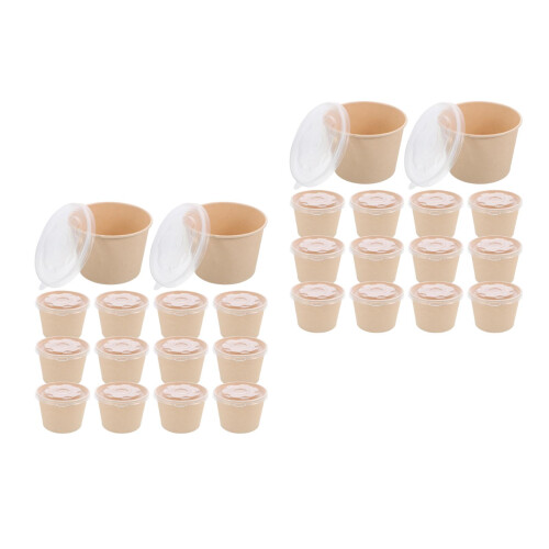 100St Wegwerp Bento Dozen Van Papier Bruin En Licht 2
