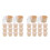 100St Wegwerp Bento Dozen Van Papier Bruin En Licht 7
