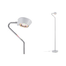 Paulmann 79552 LED floor luminaire Ramos 2700K 840lm / 320lm 7.5 / 3.5W white matt, chrome