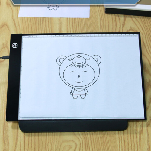 2Pièces Planche À Dessin A4 LED , Ultra Fine, Portable Pour Art 2