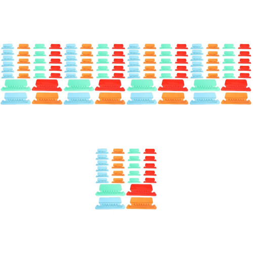 200Pièces Marqueurs Colorés Onglets Dossiers Suspendus Pour Documents 2